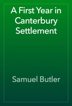 a first year in canterbury settlement book cover image