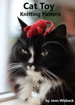 cat toy knitting pattern book cover image