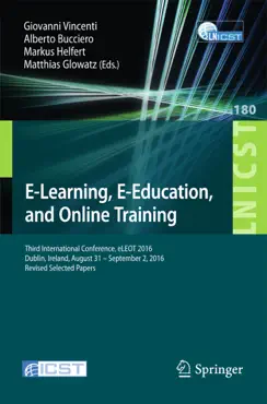 e-learning, e-education, and online training book cover image