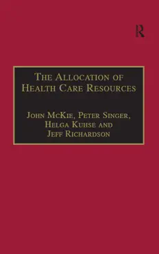 the allocation of health care resources book cover image