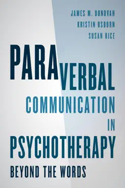 paraverbal communication in psychotherapy book cover image