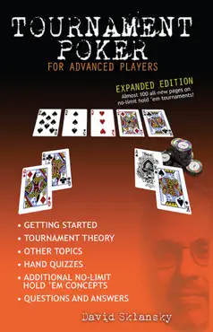 tournament poker for advanced players book cover image