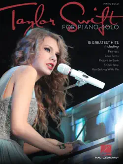 taylor swift for piano solo book cover image