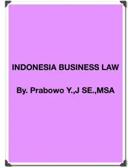 indonesia business law book cover image