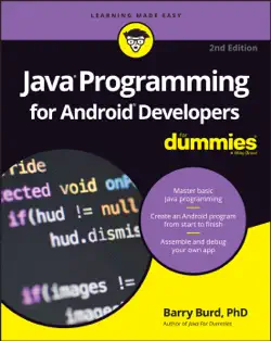 java programming for android developers for dummies book cover image