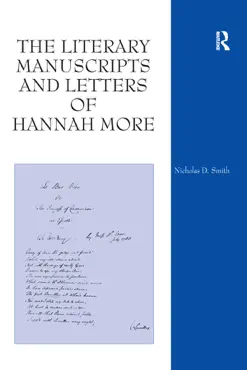 the literary manuscripts and letters of hannah more book cover image