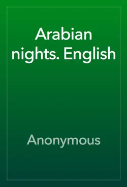arabian nights. english book cover image