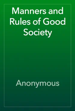 manners and rules of good society book cover image