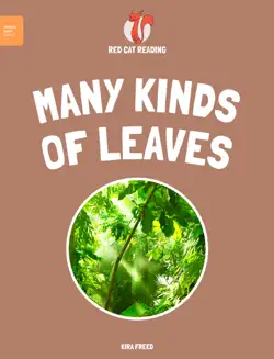 leveled reading: many kinds of leaves book cover image
