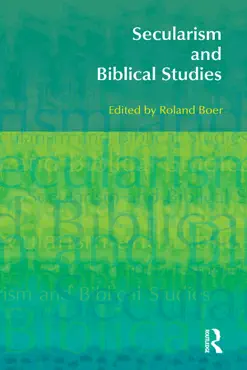 secularism and biblical studies book cover image