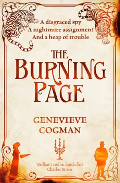 the burning page imagen de la portada del libro