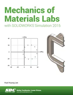 mechanics of materials labs with solidworks simulation 2015 imagen de la portada del libro