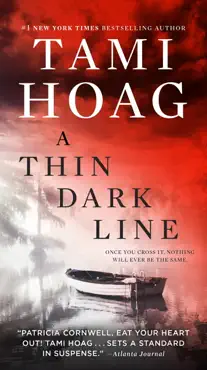 a thin dark line book cover image