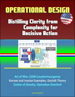 operational design: distilling clarity from complexity for decisive action - art of war, coin counterinsurgency, korean and iranian examples, gestalt theory, center of gravity, operation overlord book cover image