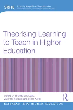theorising learning to teach in higher education imagen de la portada del libro
