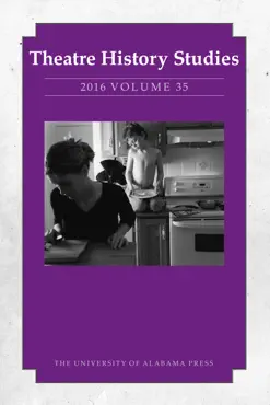 theatre history studies 2016, vol. 35 book cover image