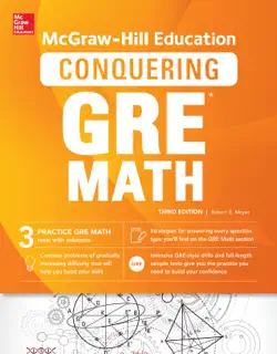 mcgraw-hill education conquering gre math, third edition book cover image