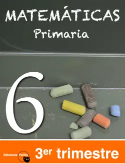 matemáticas 6º de primaria. tercer trimestre book cover image