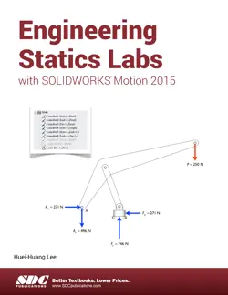 engineering statics labs with solidworks motion 2015 imagen de la portada del libro