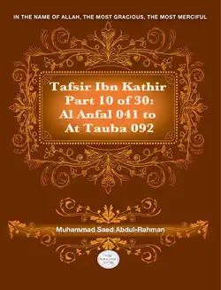 tafsir ibn kathir part 10 book cover image