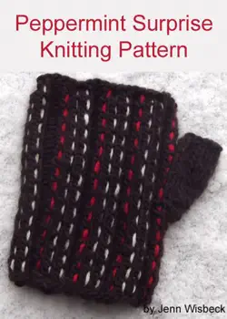 peppermint surprise knitting pattern book cover image