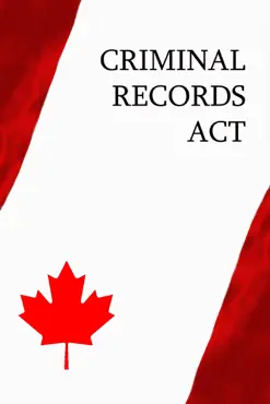 criminal records act book cover image