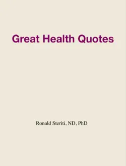 great health quotes book cover image