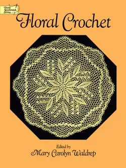 floral crochet book cover image