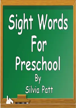 sight words for preschool book cover image