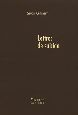 lettres de suicide book cover image