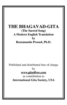 the bhagavad-gita (the sacred song) a modern english translation book cover image