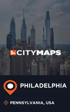 city maps philadelphia pennsylvania, usa book cover image