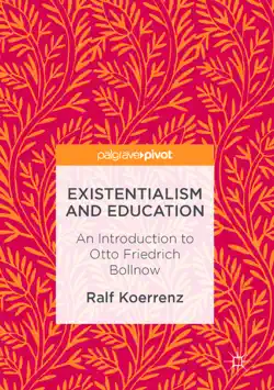 existentialism and education book cover image